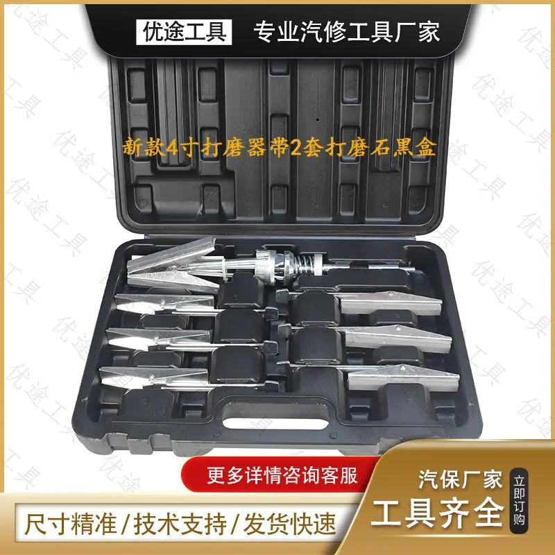 Accesorios completos del kit organizados en el estuche