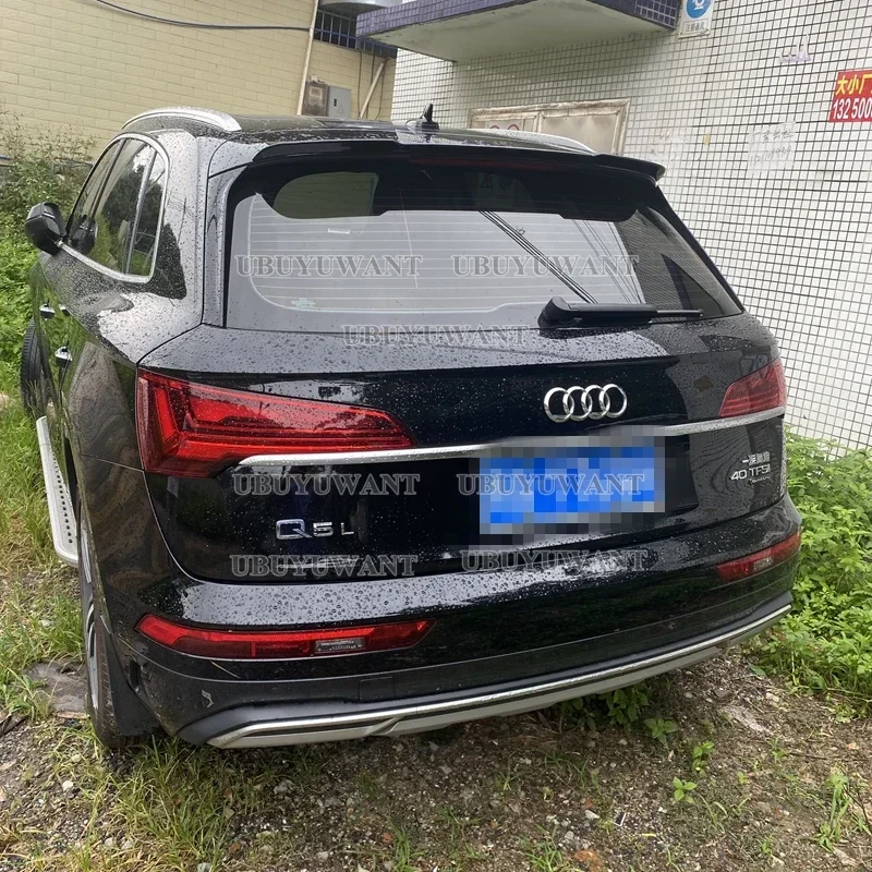 Alerón estilo V para Audi Q5 Q5L 2019 2020 2021 2022 2023, Material ABS de alta calidad, accesorios para alas de maletero trasero de coche, Kit de carrocería - imagen 5