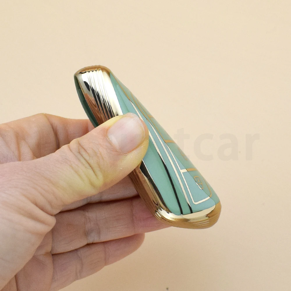 Funda de TPU para llave remota de Hyundai Santa Fe y modelos compatibles