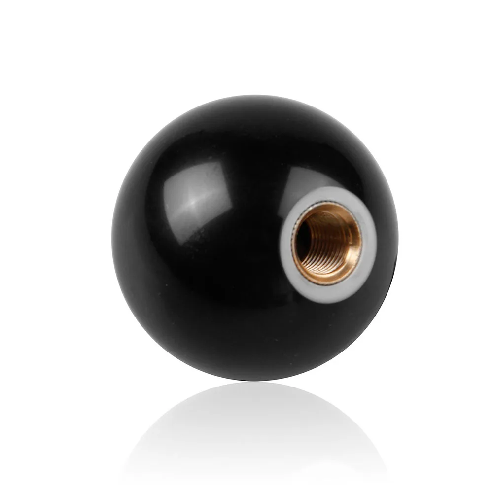 Pomo de cambio universal bola 8 de billar en acrílico negro - imagen 4
