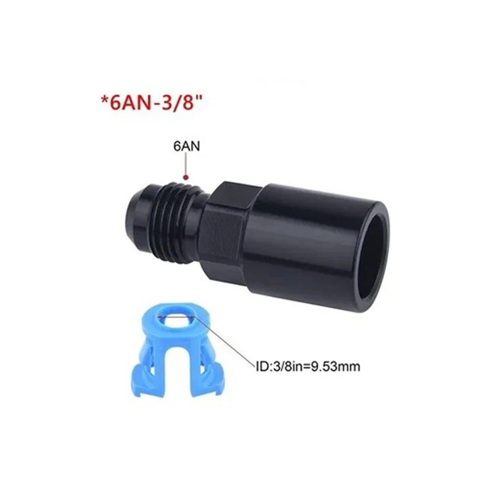 Adaptador EFI macho 6AN/8AN a SAE 3/8″ de conexión rápida - imagen 5