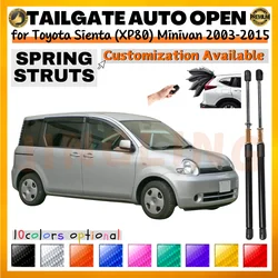 Puntales de maletero para Toyota Sienta XP80 (2003-2015)