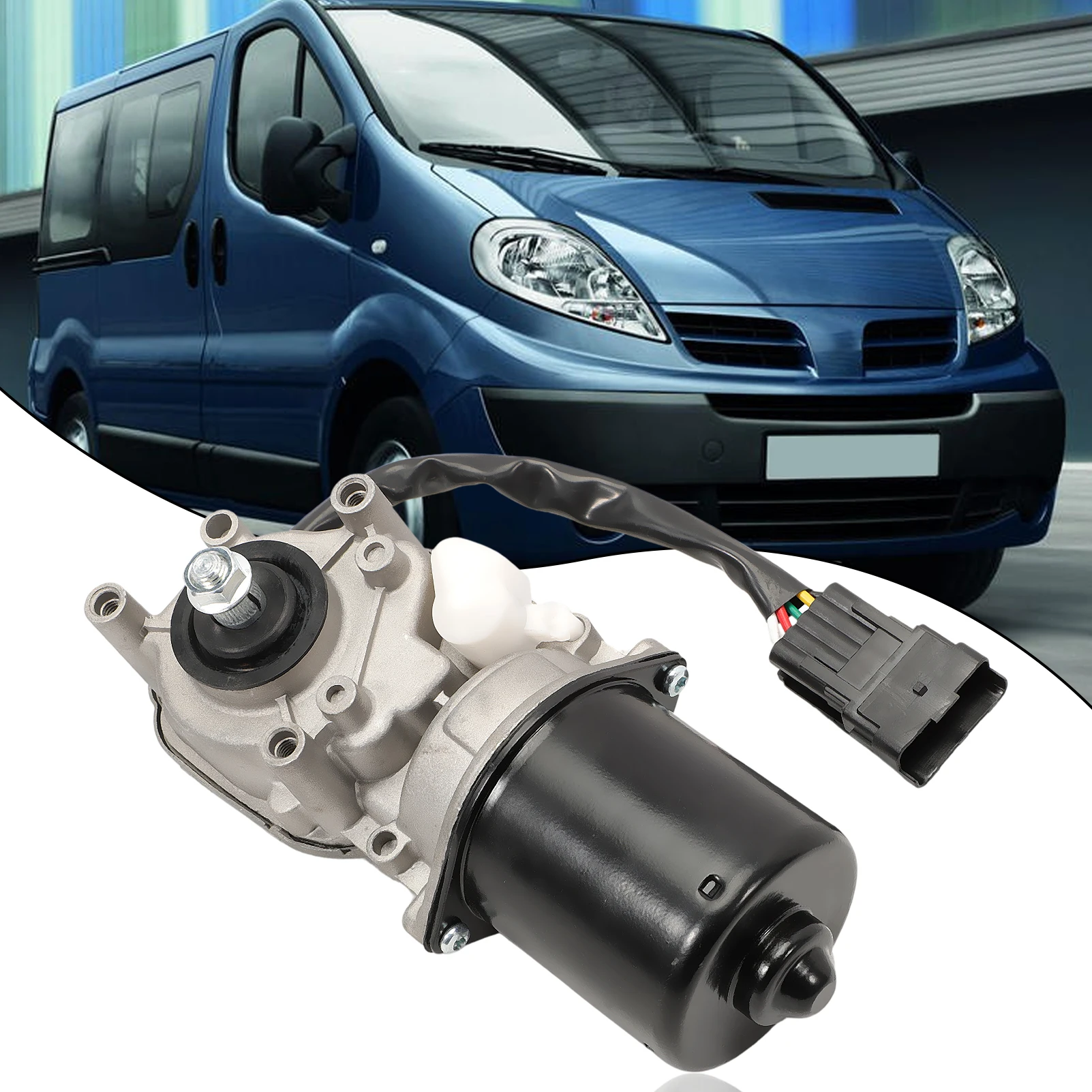 Motor limpiaparabrisas QAC para Renault Trafic II, Vivaro A, Primastar 2001-2014 - imagen 4