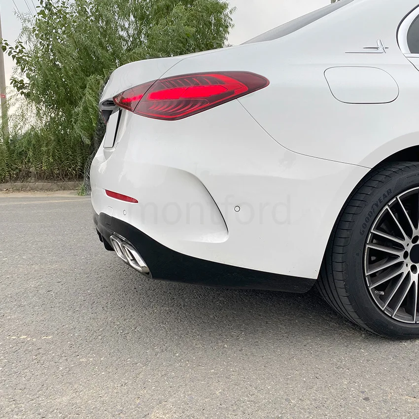 Difusor trasero estilo C63 AMG para Mercedes-Benz Clase C W206 - imagen 3
