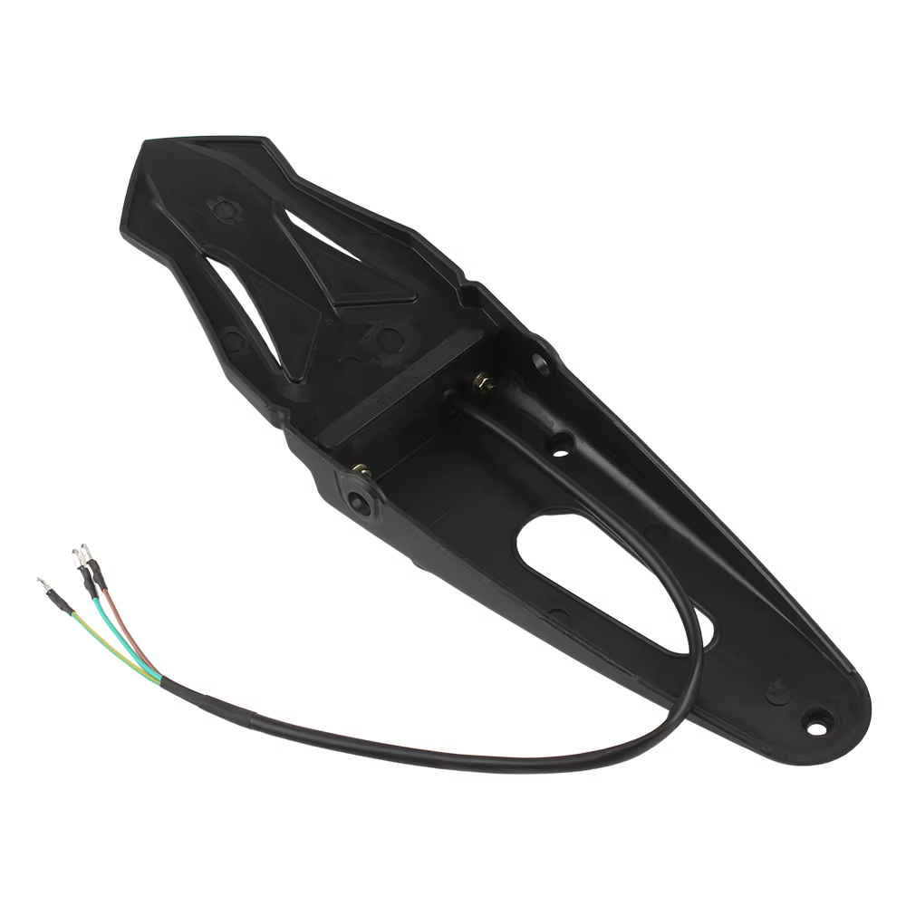 Guardabarros trasero universal para moto con luz de freno 12V enduro - imagen 4