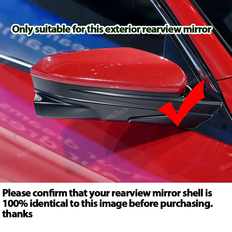 Tapas de retrovisor efecto carbono para Honda Civic X 2016-2020 - imagen 4