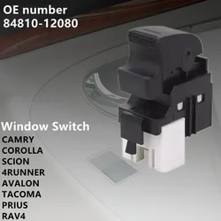 Interruptor elevalunas Toyota para pasajero Camry Corolla Prius RAV4