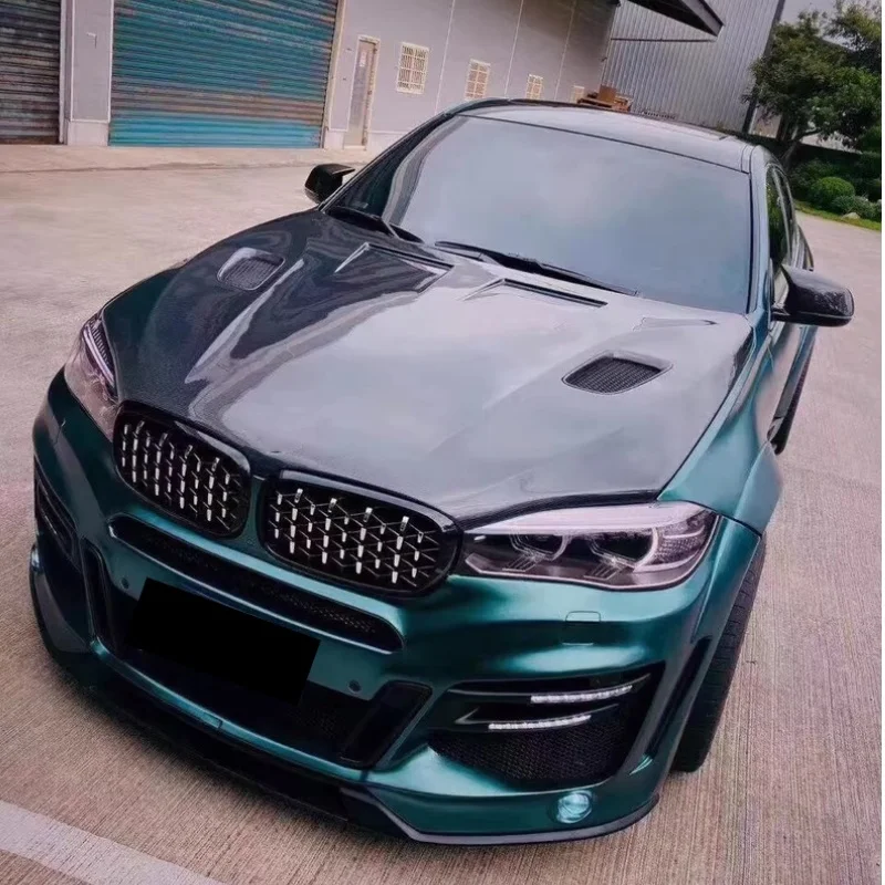 Enginr capó fibra carbono para BMW X6 M F86, tapa modificada - imagen 2