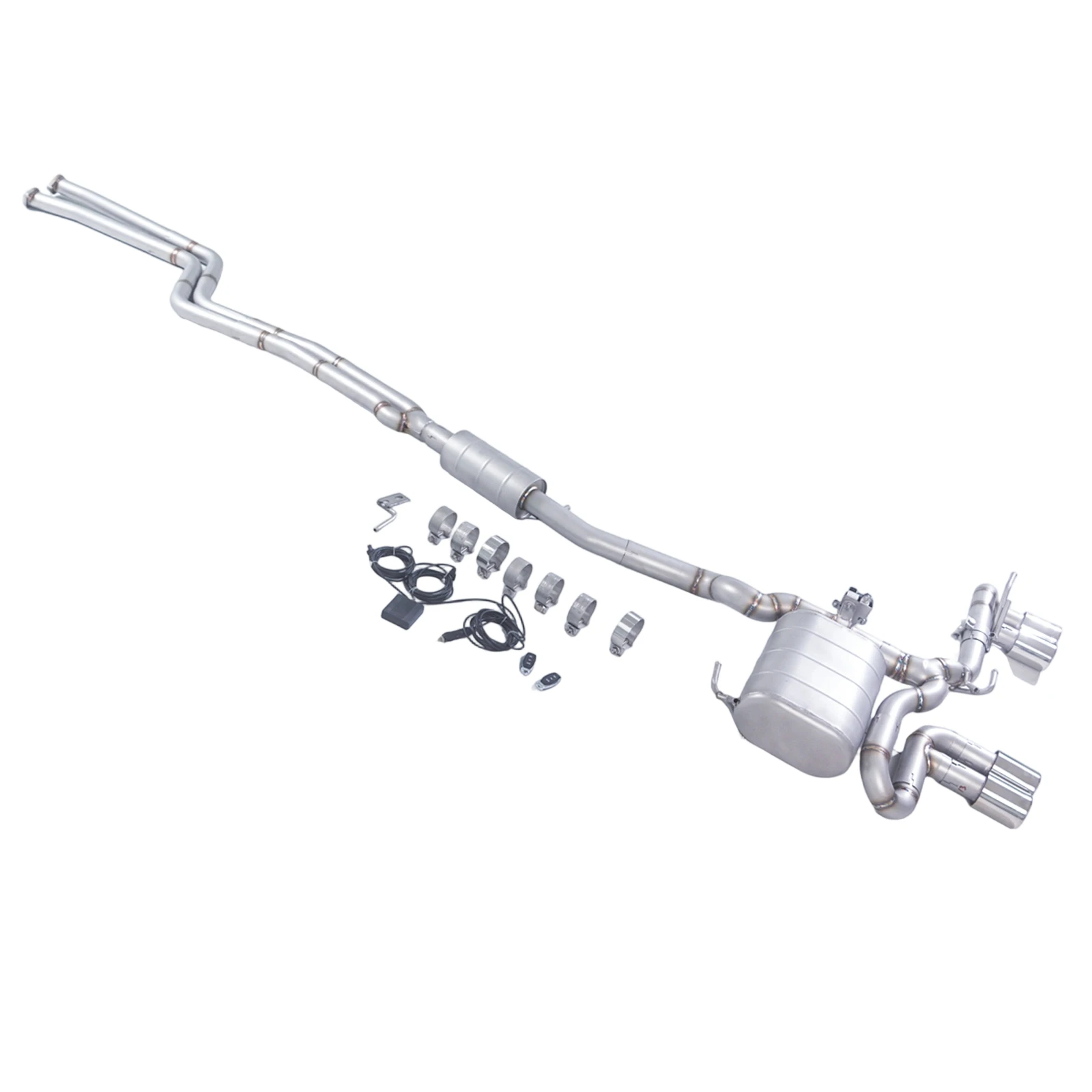 Escape catback eléctrico acero SUS304 – BMW Serie 3 E90 E92 E93 2.5-3.0L - imagen 2