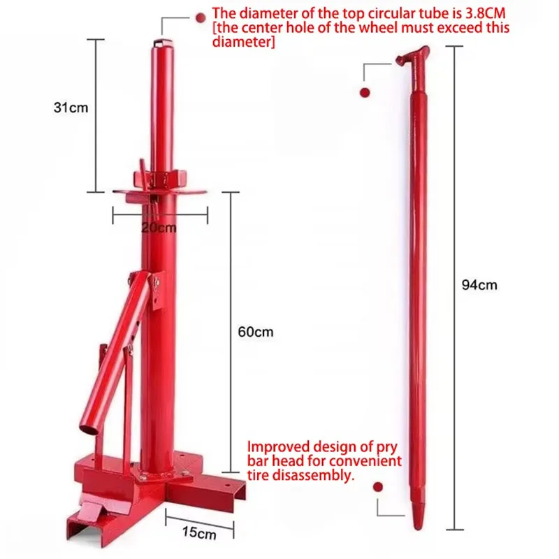 Desmontadora manual portátil de neumáticos para reparar pinchazos - imagen 5