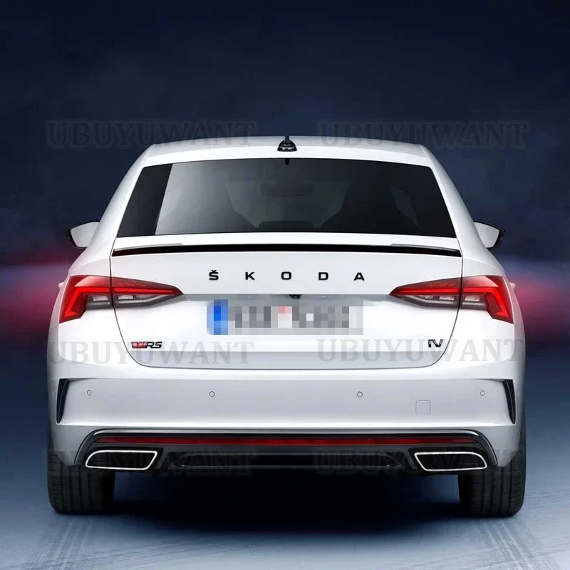 Tapa de maletero trasero estilo V, alerón de techo, ala trasera de coche ABS, accesorios de coche para Skoda Ovvia A8 NX TSI TDI Pro 2020-2025 - imagen 4