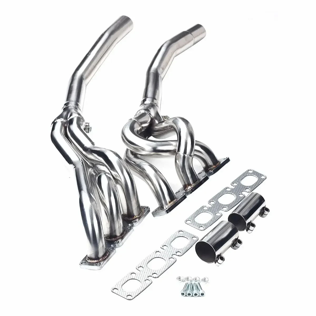 Colector de escape inox BMW E36 6 cilindros bajante