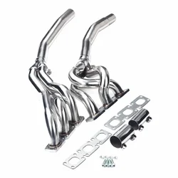 Colector de escape inox BMW E36 6 cilindros bajante