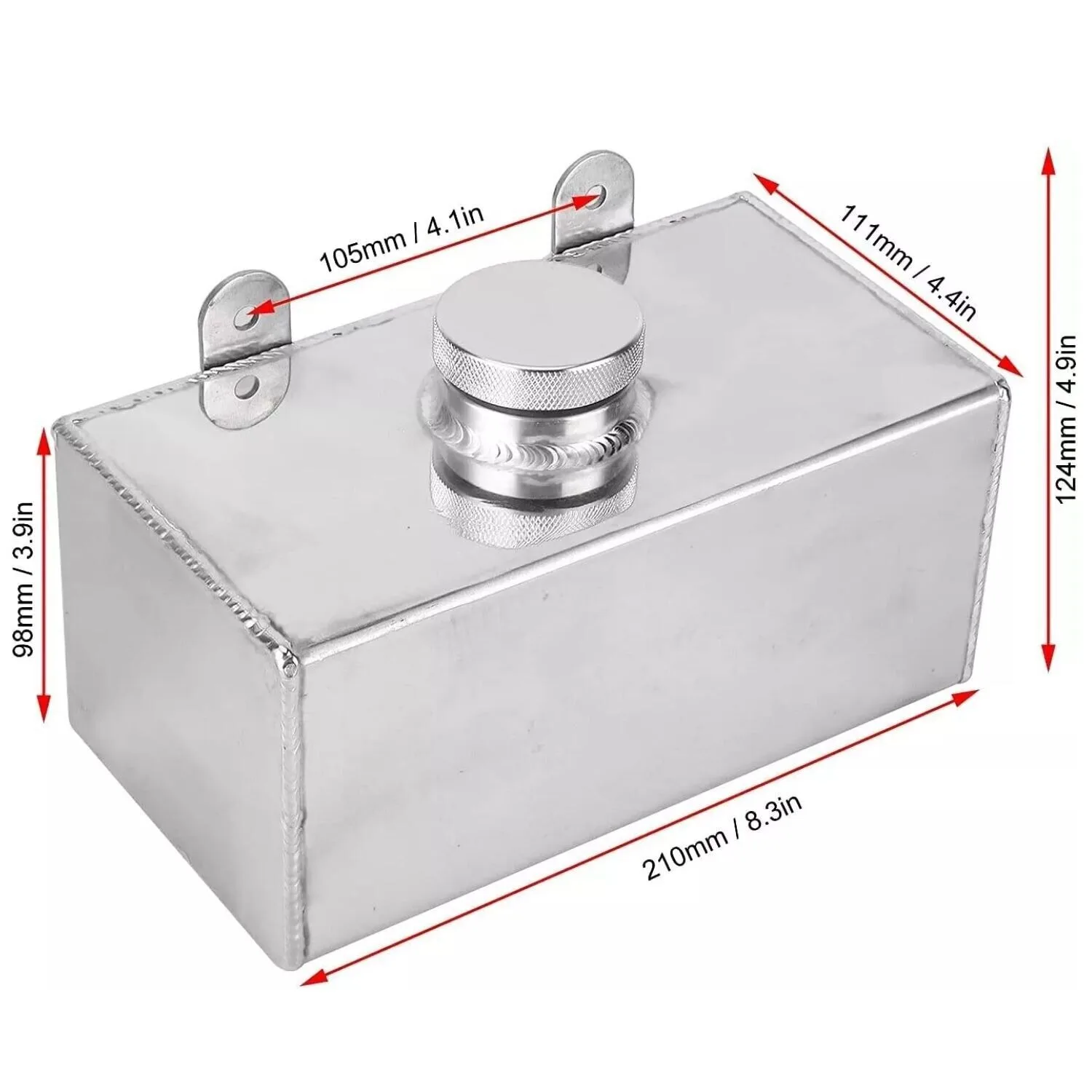 Depósito universal para pulverización del intercooler con tapa - imagen 2