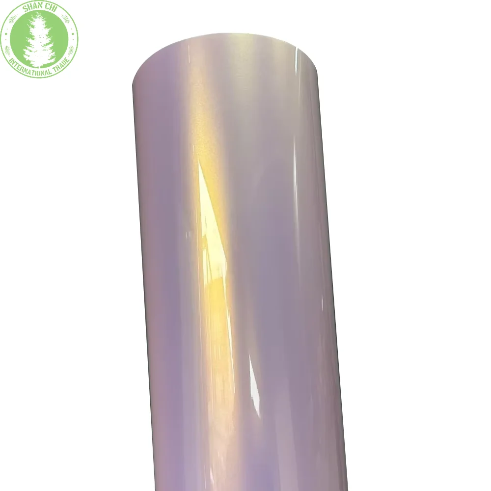 Rollo de vinilo blanco perla para coche