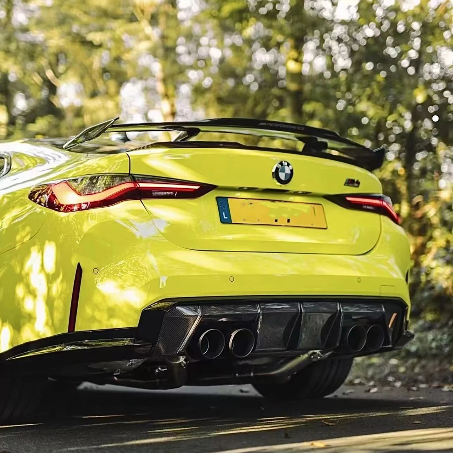 Alerón trasero para BMW - imagen de montaje