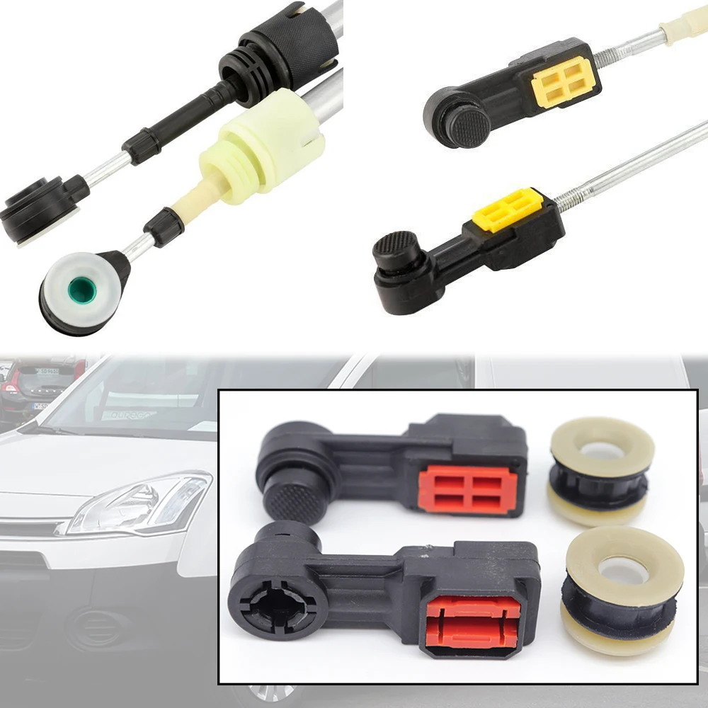 Cable selector de cambio Peugeot Partner B9 con casquillo y pivote