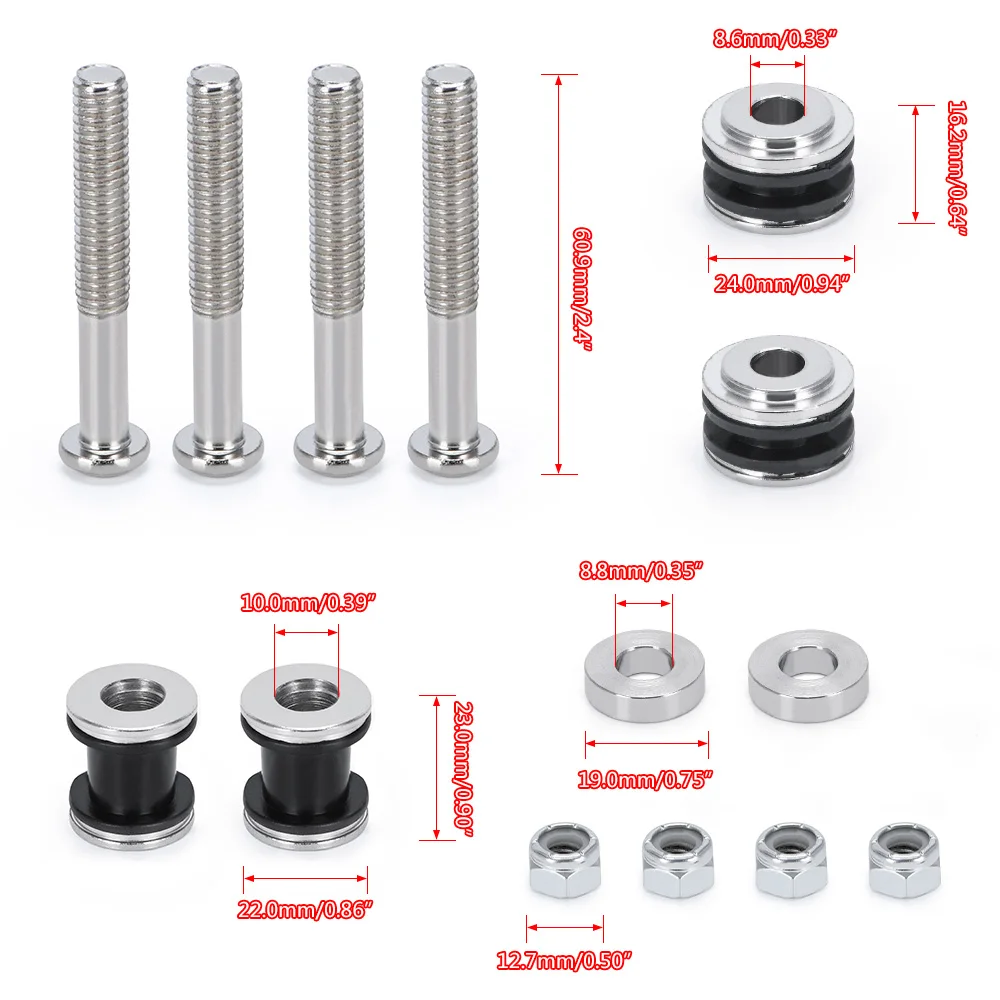 Kit barra Sissy montaje rápido para Sportster XL1200 XL883 04-18 - imagen 5