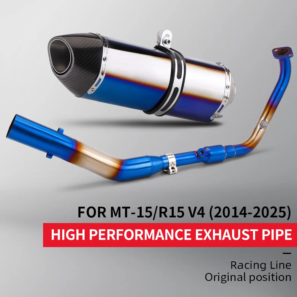 Escape completo 51mm Yamaha R15 MT15 XSR155 XSR125 (2014-2025)