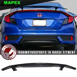 Alerón trasero negro brillante para Honda Civic Coupé 2016-2020