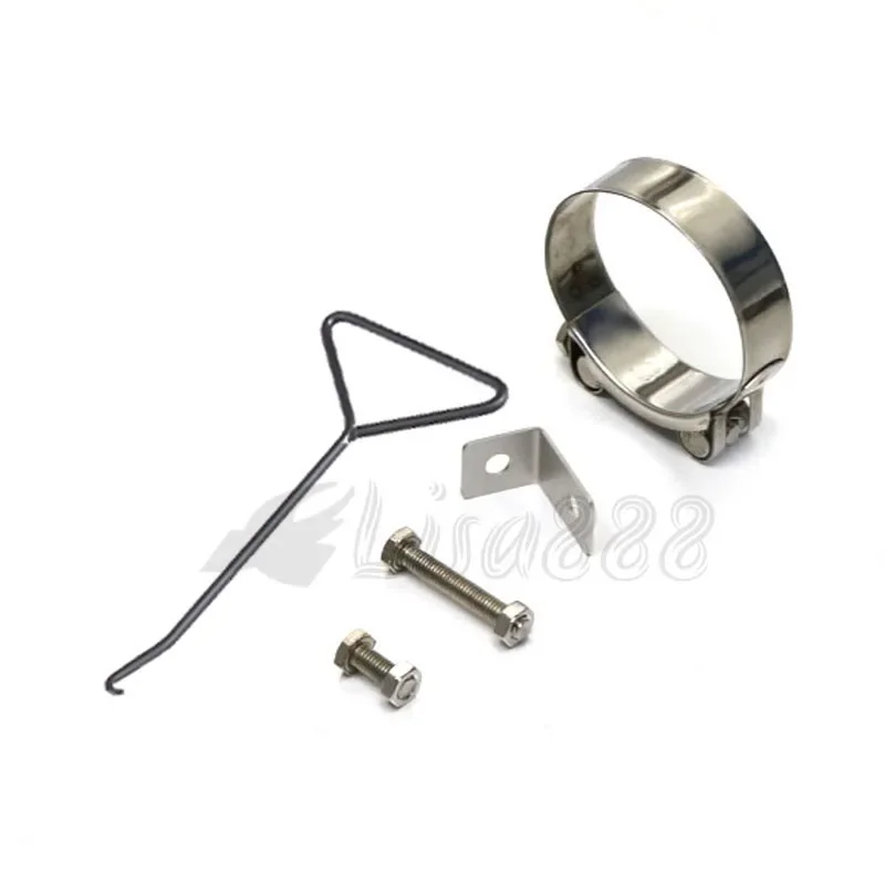 Silenciador de escape para KTM Duke 200 - tubo medio y codo, acero - imagen 3