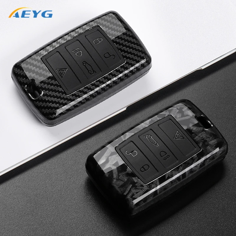 Funda llave fibra carbono Land Rover Range Rover Evoque Jaguar XF XJ XE - imagen 3