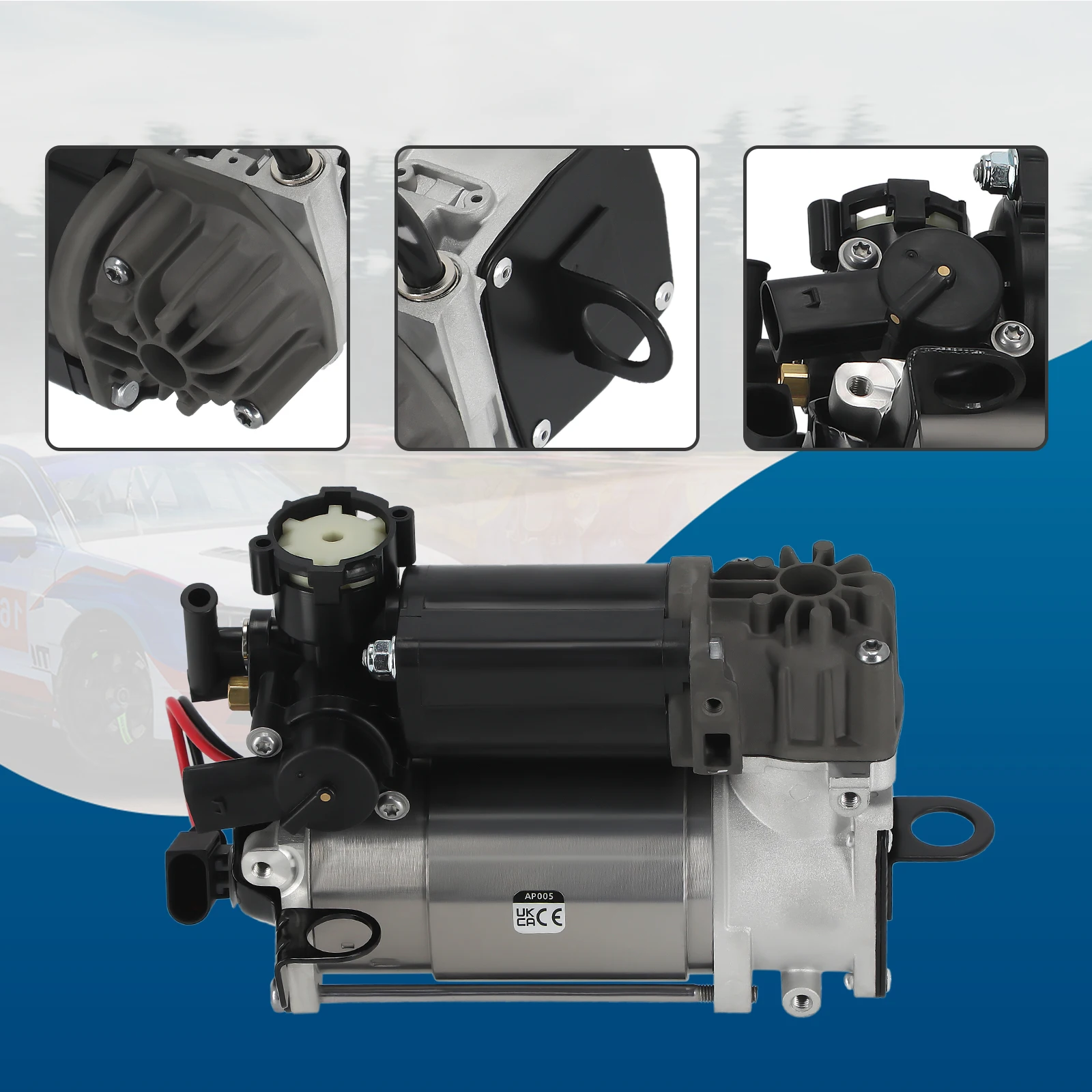 Bomba de compresor de suspensión neumática Airmatic para Mercedes S E CLS W220 W211 W219 E320 / E350 / E430/ E500 - imagen 4