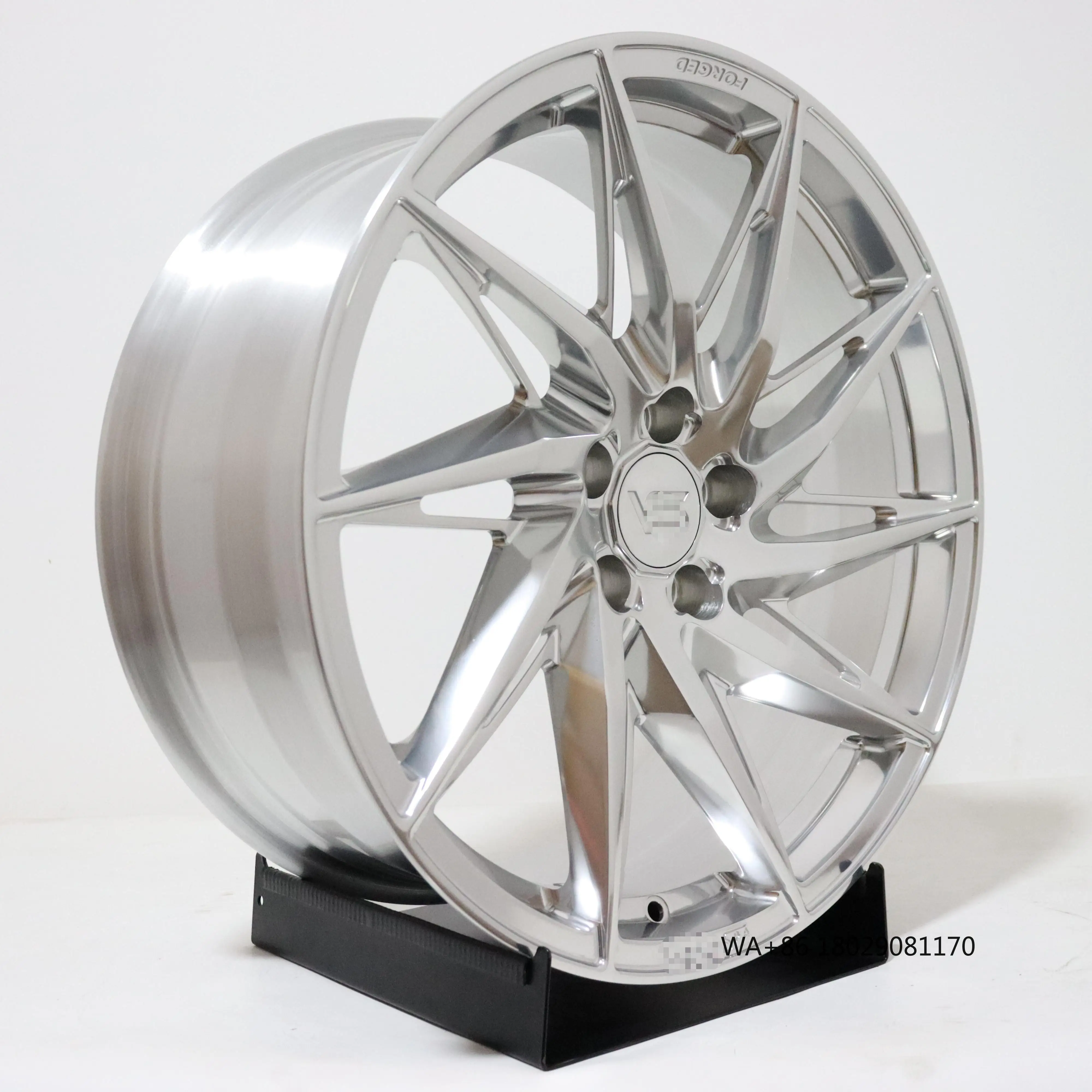 Xywheel modificado ligero personalizado T6061 diseño polaco rueda forjada 5x120 5x112 5x114,3 para BMW Mercedes Benz Tesla
