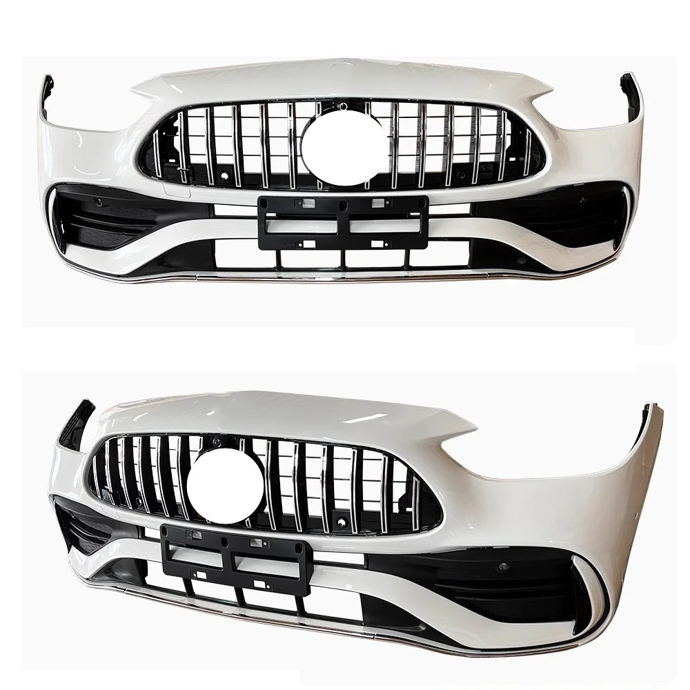 Máscara de parrilla de parachoques delantero para mercedes-benz Clase C W206 estilo deportivo 2022-23 actualización nuevo estilo accesorios para automóviles