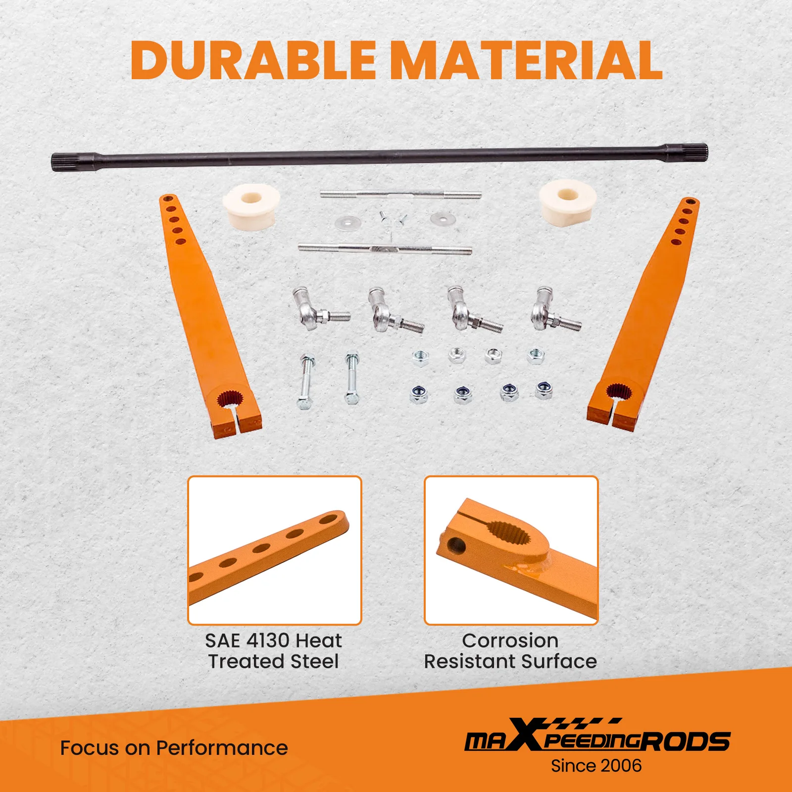 Kit de barra estabilizadora delantera apto para Jeep Wranglers TJ 1997-2006 - imagen 2