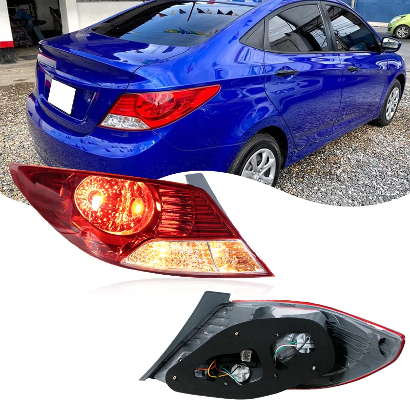 Conjunto luz trasera Hyundai Accent 2012-2014 intermitente y freno