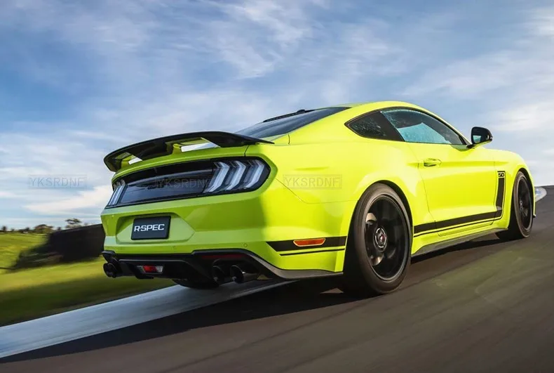 Alerón trasero GT500 para Ford Mustang 2015-2023 negro brillante - imagen 2