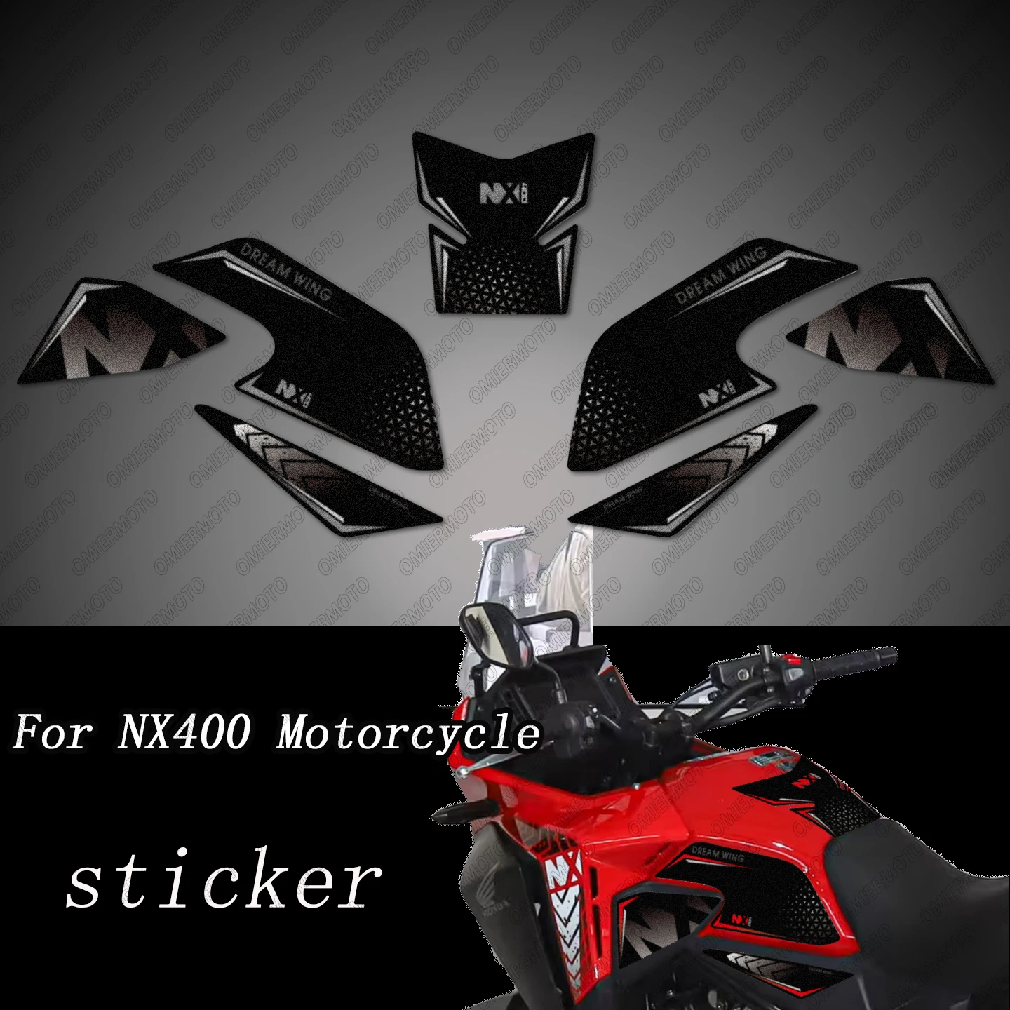Protector de depósito 3M para Honda NX400 - imagen 5