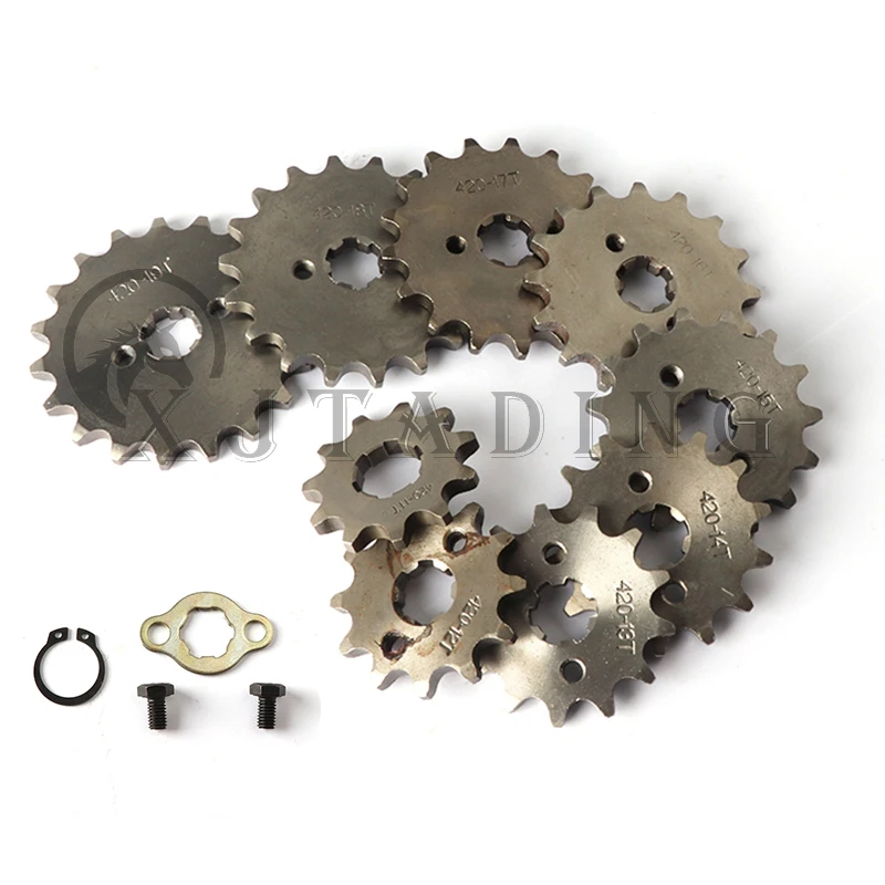 Piñón dentado motor 420 17mm para Dirt Pit Monkey Dax Quad ATV