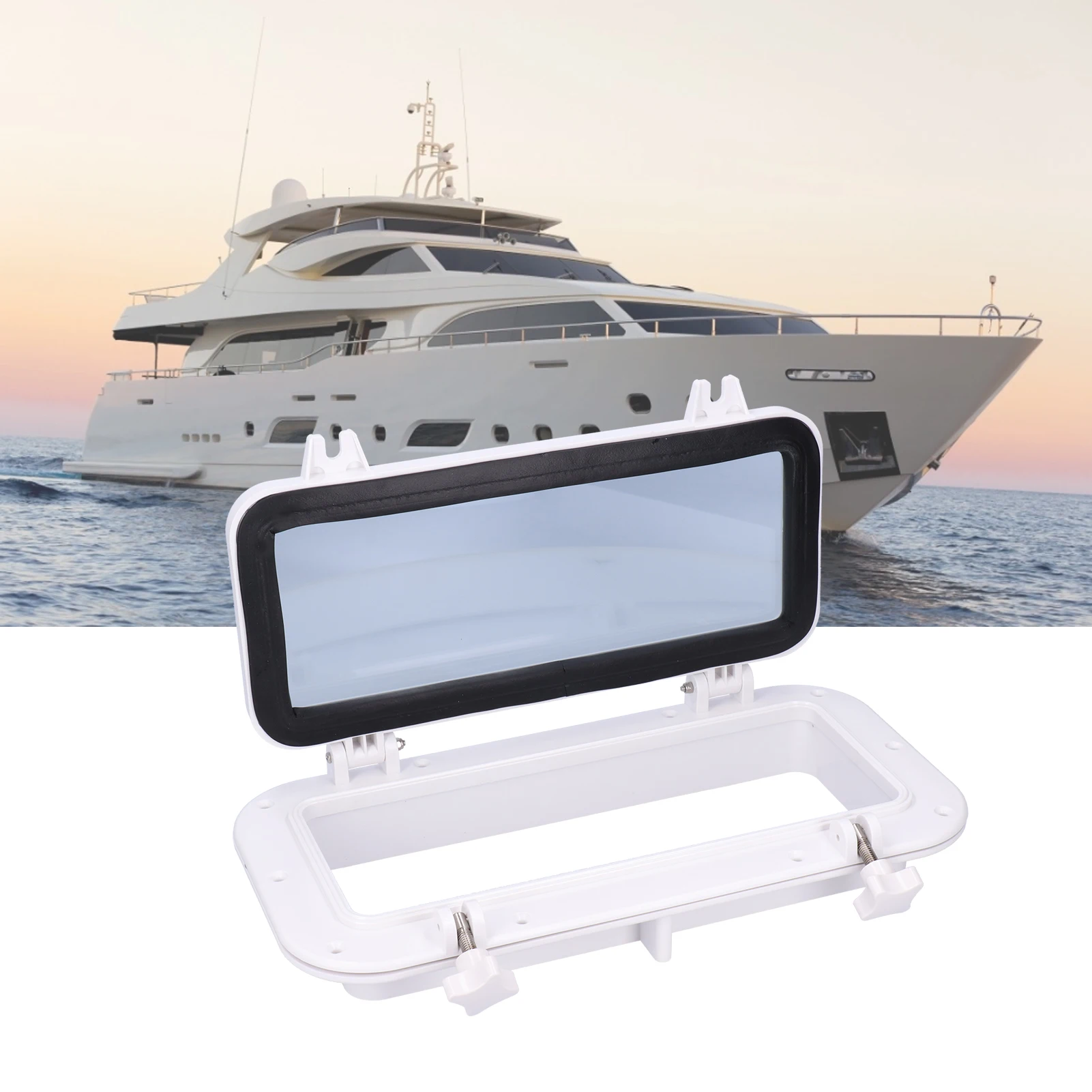 Vidrio templado ventana abertura barco yate RV blanco