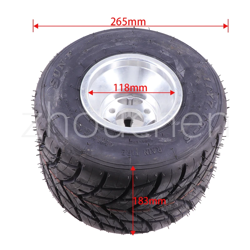 Neumáticos antideslizantes para kart con buje de rueda - imagen 2