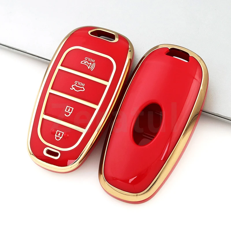 Funda TPU para llave Hyundai - Santa Fe y Tucson 2022, 4 botones - imagen 3