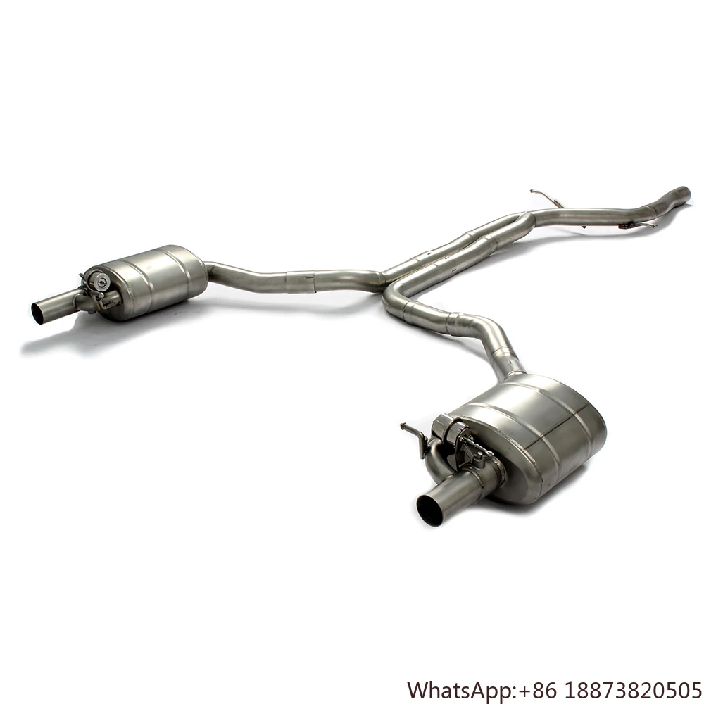 Escape catback Audi A6 A7 C7 C8 2.0T 3.0T acero inoxidable 304