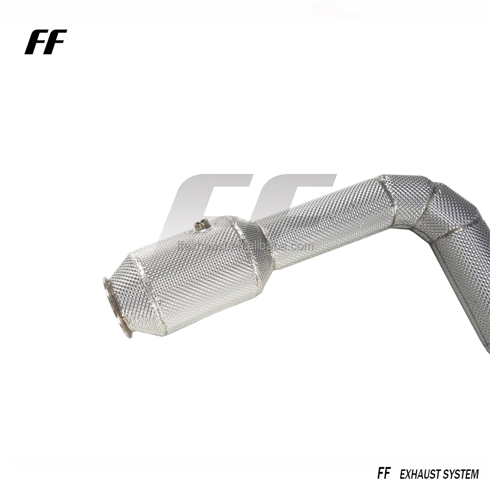 Tubo de escape de rendimiento para Porsche 718 Cayman /Boxster 2.0T 2.5T con tubo de bajada de protección térmica - imagen 5