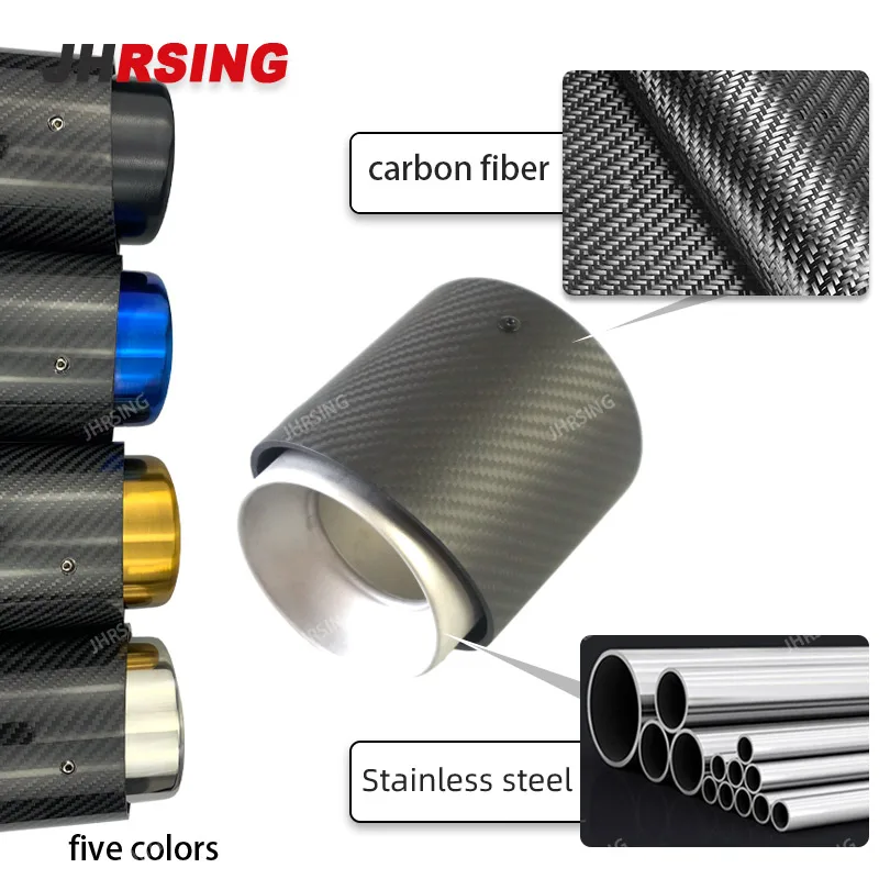 Puntas de escape en fibra de carbono para MINI Cooper R55-R61/F54-F60 - imagen 4