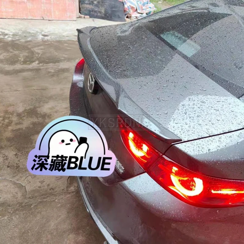 Alerón trasero de ABS imprimado para Mazda 3 Axela Sedán 2019-2021 - imagen 2