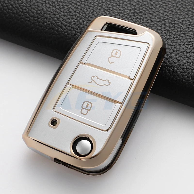Protección de TPU para carcasa de llave Volkswagen, SEAT o Skoda