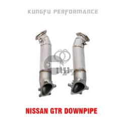 KUNGFU PERFORMANCE Bajantes turbo inox 3,5 pulgadas Nissan GT-R R35