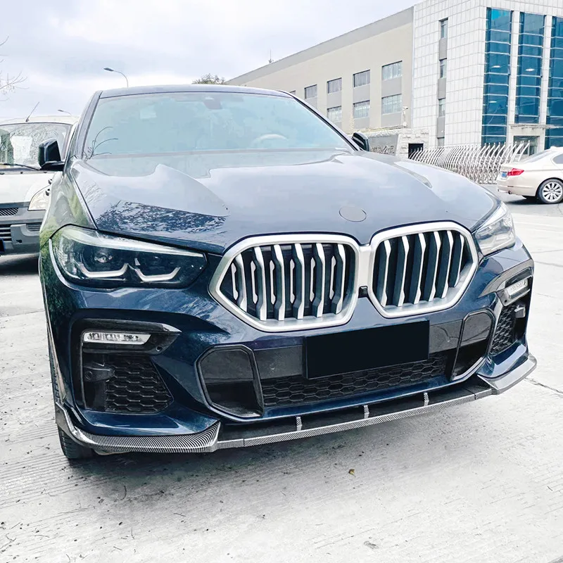 Kit labio divisor y difusor delantero ABS para BMW X6 G06 (2019-2022) M Sport - imagen 5