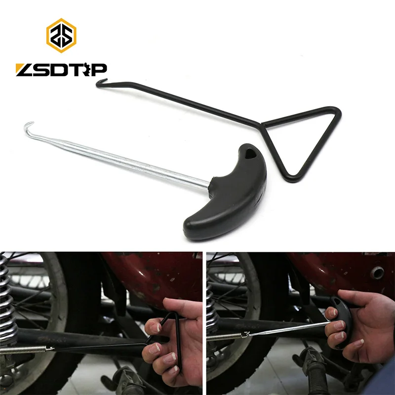 ZSDTRP Extractor de muelles de escape para moto de acero inoxidable