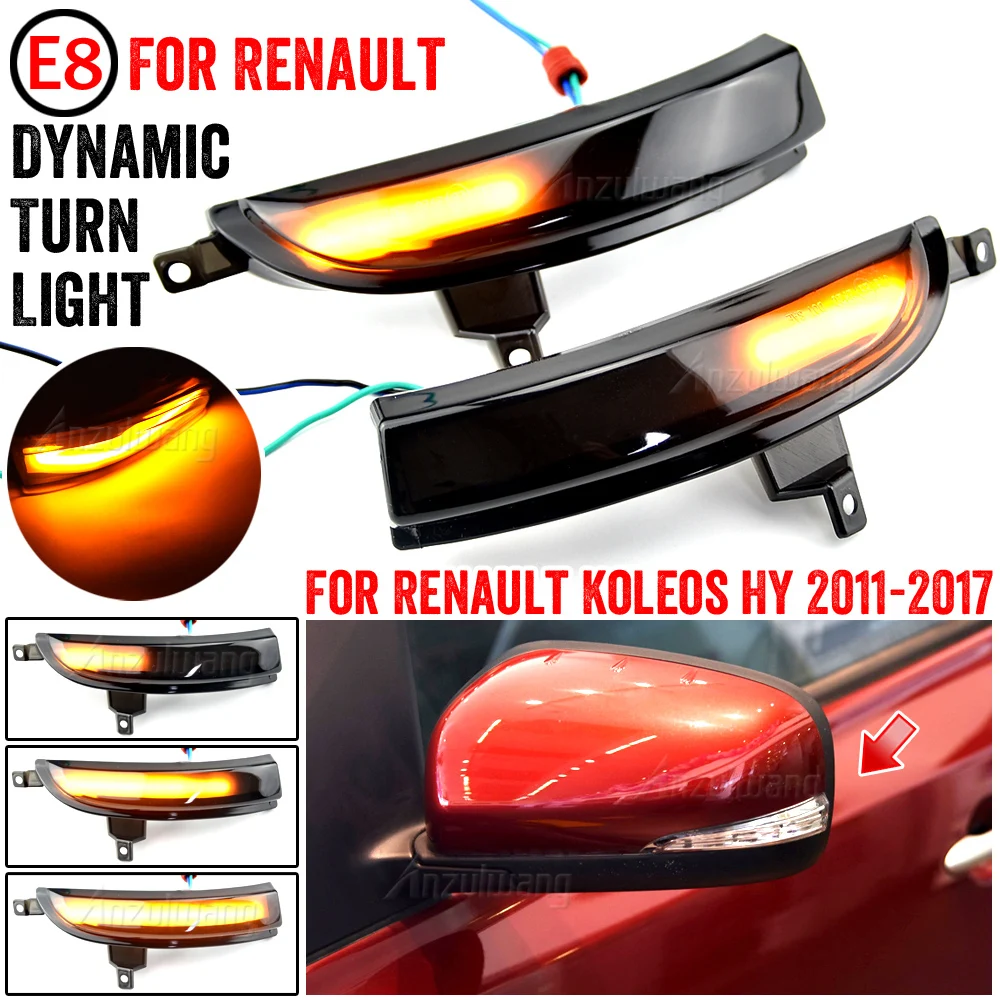 Intermitente secuencial LED espejo – Renault Koleos HY 2011-2017 1ª gen - imagen 3