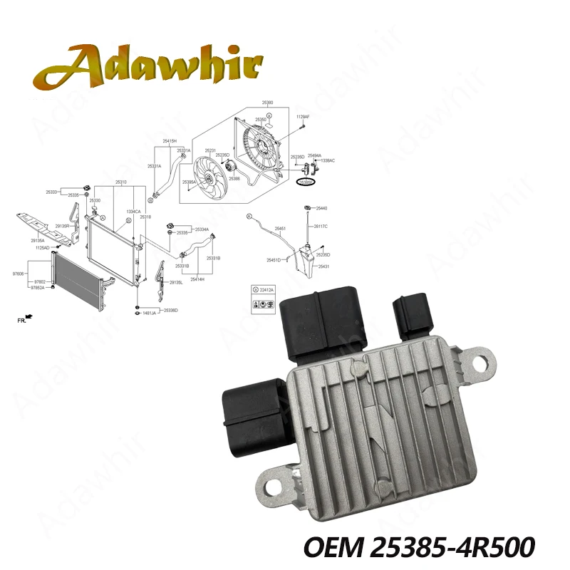 Resistencia ventilador refrigeración 25385-4R500 – Hyundai Sonata Kia Optima