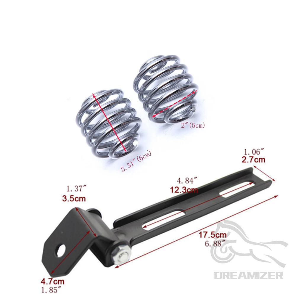 Kit de montaje para asiento monoplaza Harley, Honda y Yamaha - imagen 2