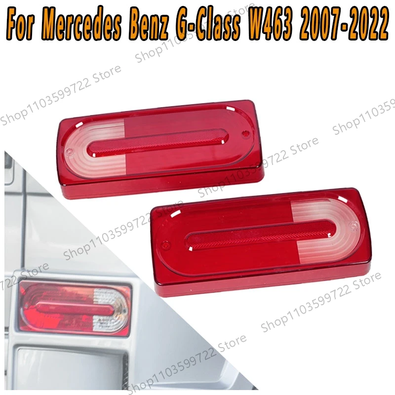 Luz trasera de coche para Mercedes Benz Clase G W463 2007-2018 2019-2022, luces de freno, cubierta de luz Taill de repuesto