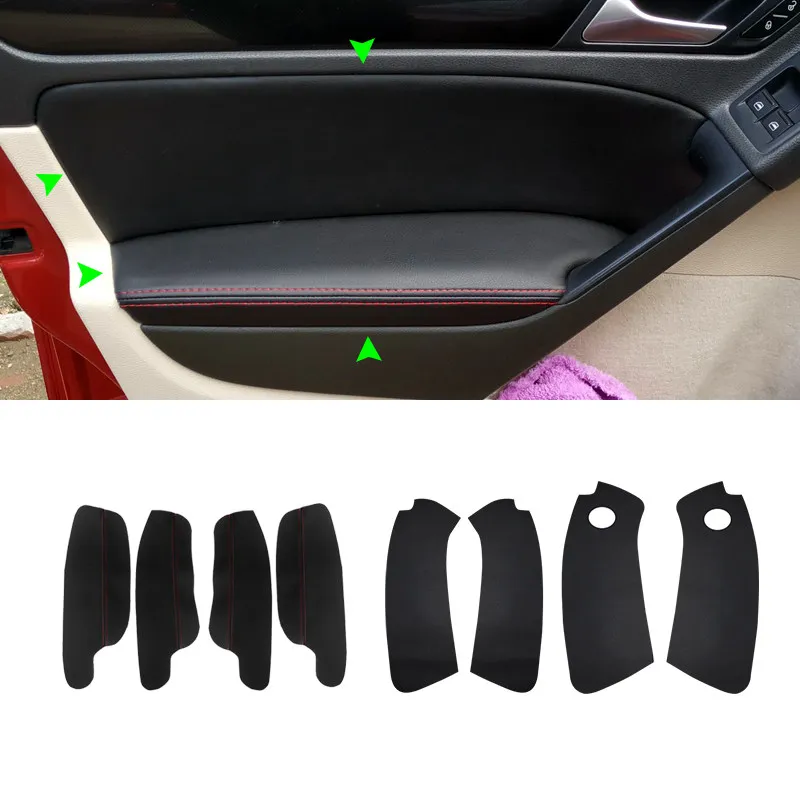 Panel reposabrazos de puerta microfibra – VW Golf 6 4 puertas